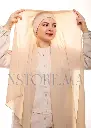 شال كريب بالبوني يربط من الخلف - بيج فاتح - (1).webp