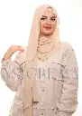شال كريب بالبوني يربط من الخلف - بيج فاتح -.webp
