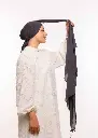 شال كريب بالبوني يربط من الخلف - رمادي داكن (2).webp