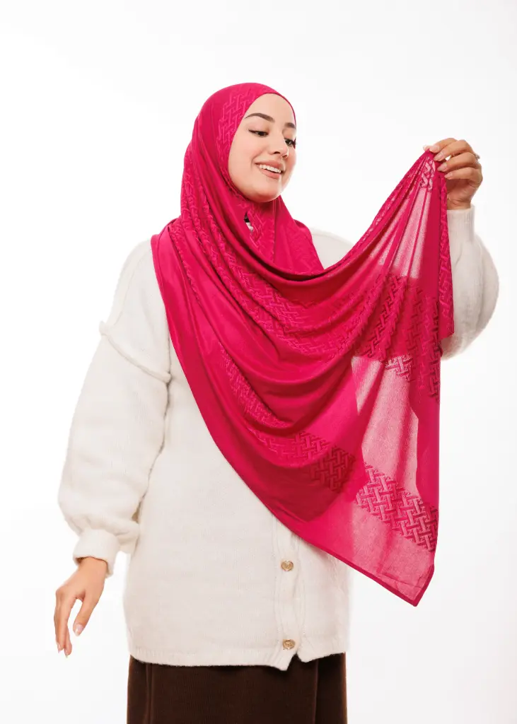 [PN-40209] شال كشخة - فوشيا