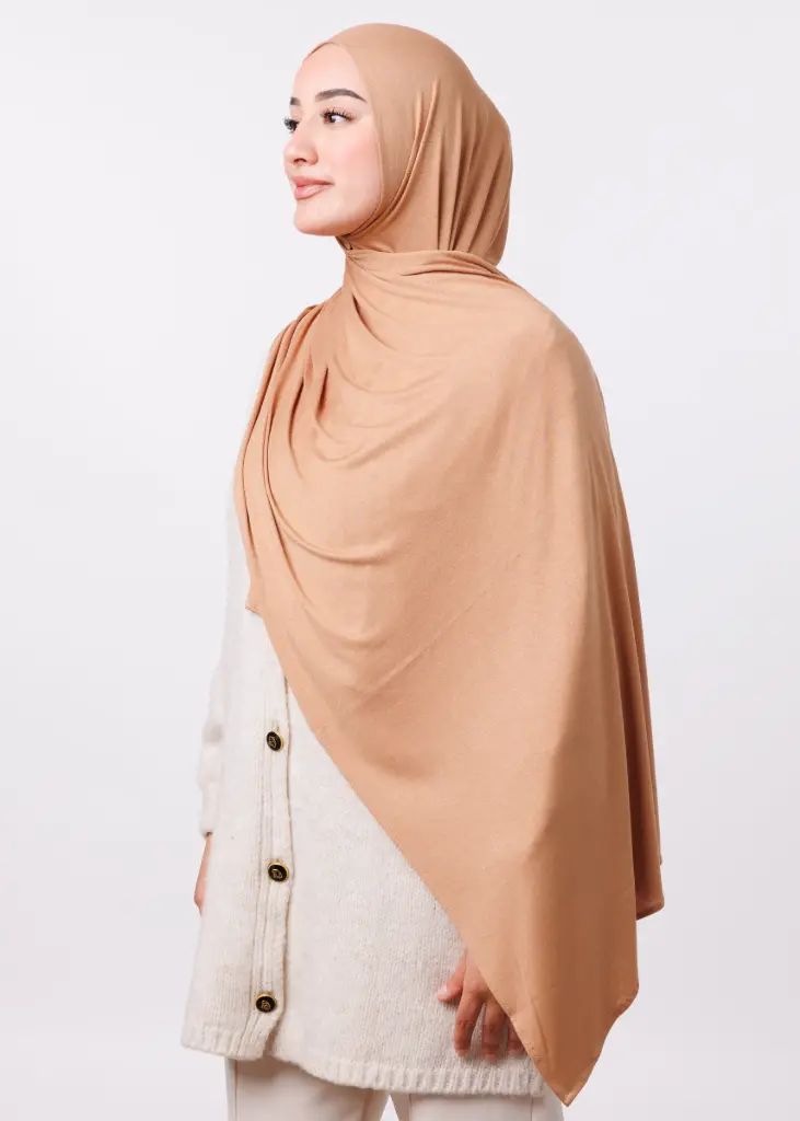 Châle en Lycra Facile à Utiliser - Beige