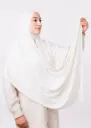 شال ليكرا سهل الاستعمال - أبيض