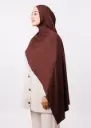 شال ليكرا سهل الاستعمال - بني داكن