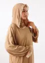عباية صلاة [ بالبوني نينجا ] - بيج داكن