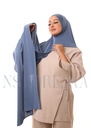 Double Shawl - Petrol Blue