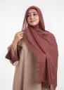 شال كريب حريري بالبوني "النينجا" - موف نيود
