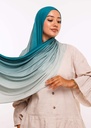 Châle Lycra Dégradé - Vert Turquoise
