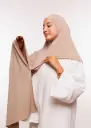 شال مزدوج - بيج ترابي