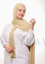 شال ليكرا سهل الاستعمال - بيج مصفر