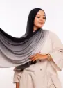 شال ليكرا ديڭرادي - أسود رمادي