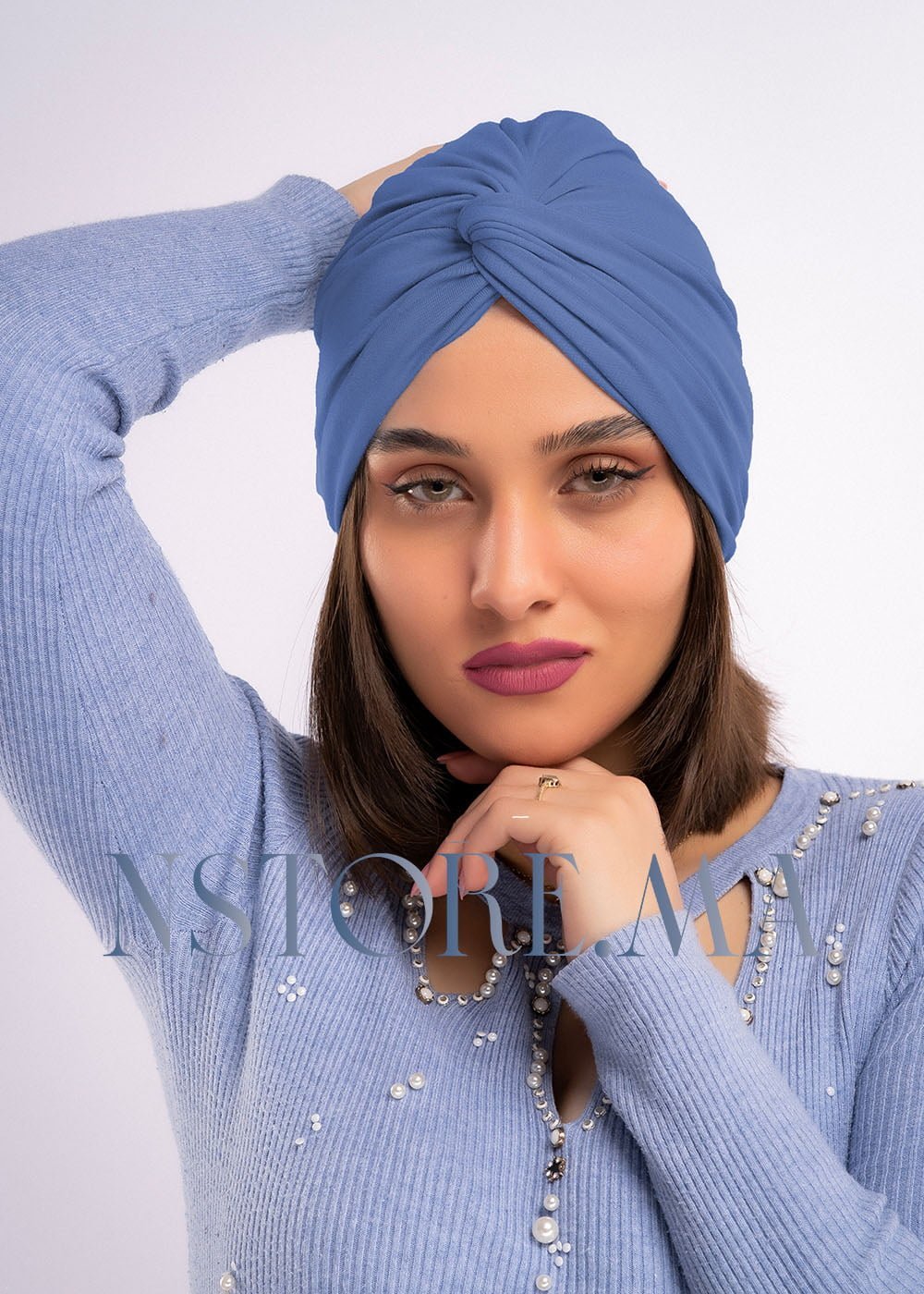 تربان قطني - أزرق جينز -