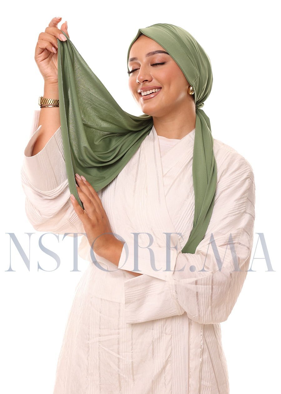 تربان يربط من الخلف أخضر عسكري