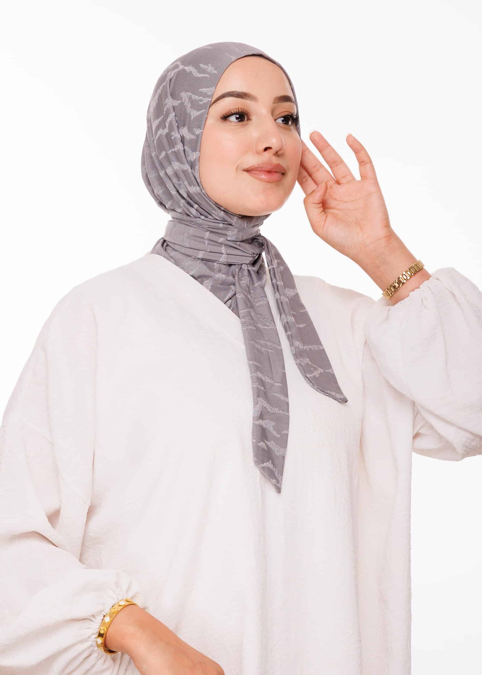 طبقية فخمة - رمادي