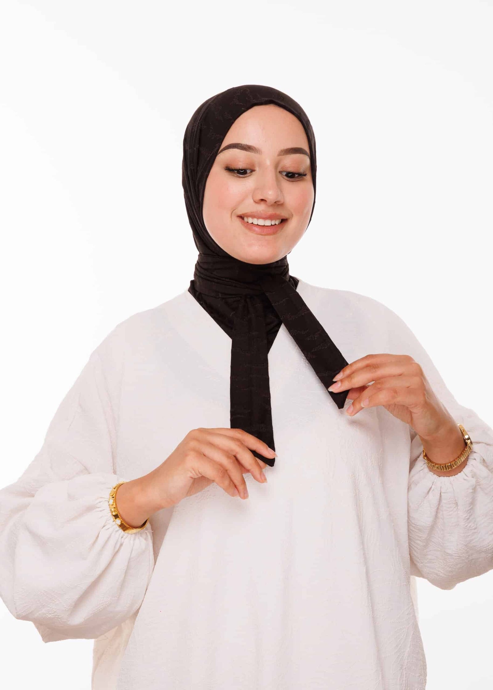 طبقية فخمة - أسود
