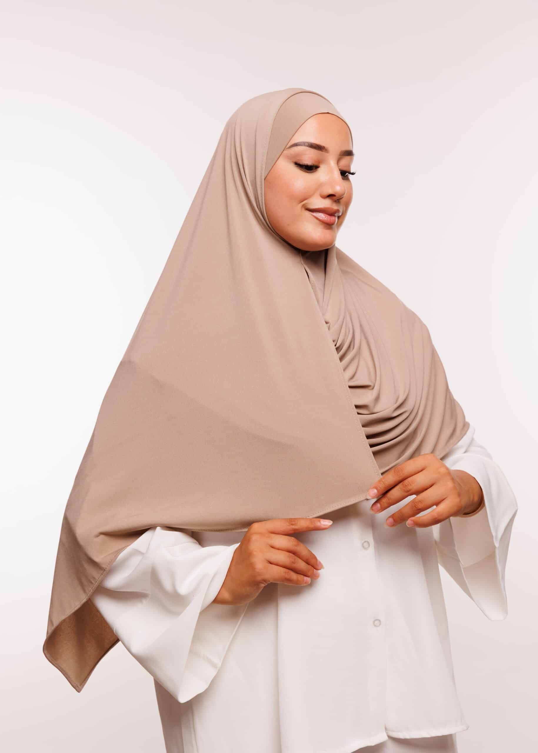 شال مزدوج - بيج ترابي