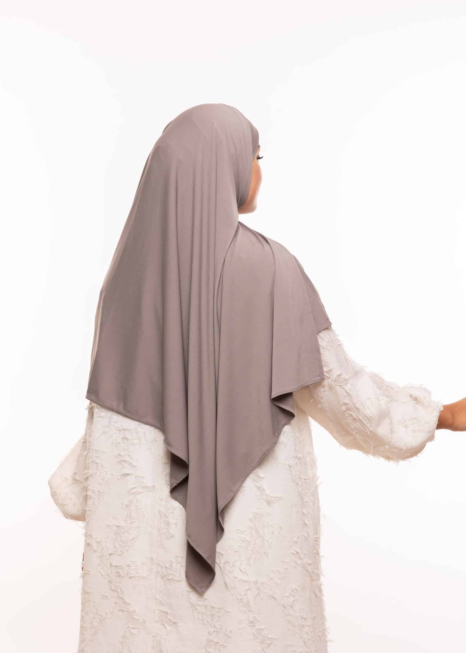 شال مزدوج - رمادي داكن