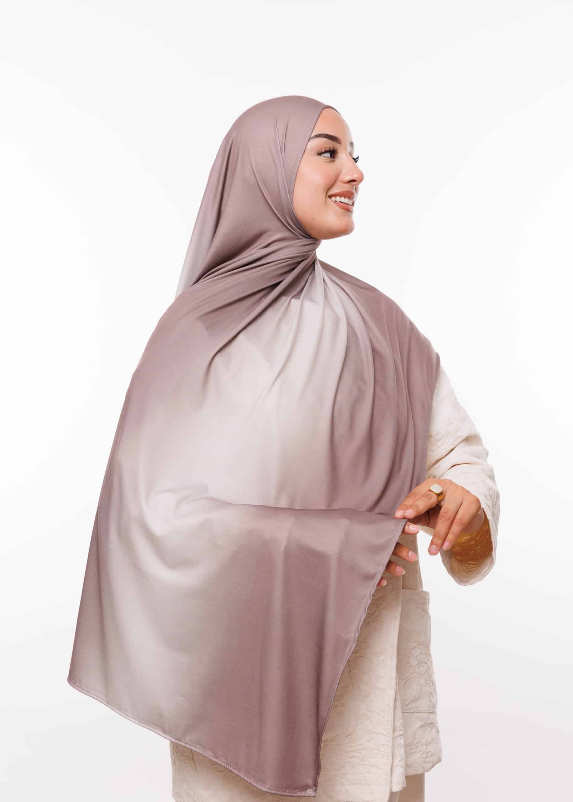 شال جيرسي بروميوم ديݣرادي - بيج رمادي داكن