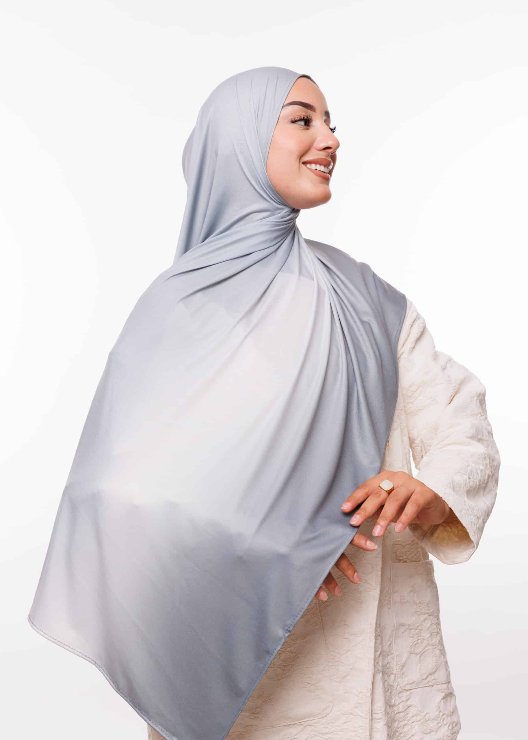 شال جيرسي بروميوم ديݣرادي - رمادي