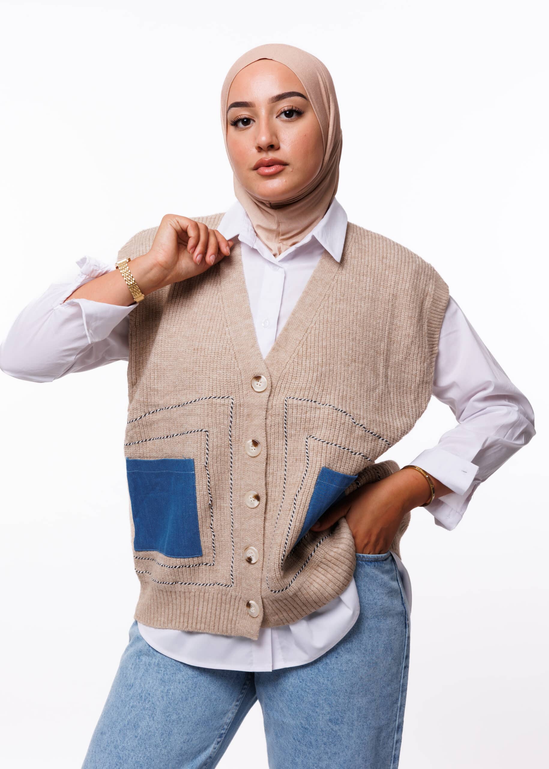 سترة صوفية بدون اكمام