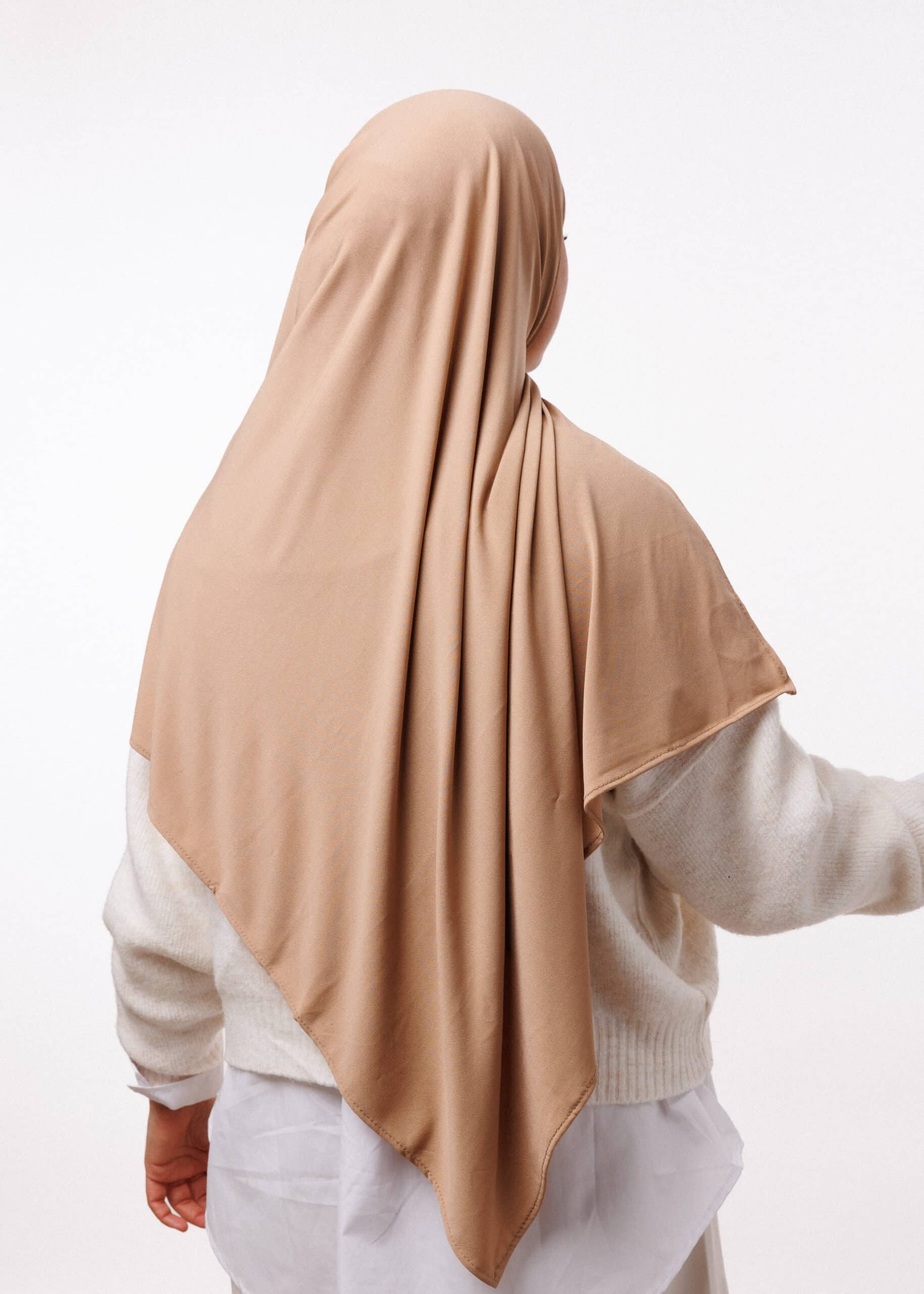 شال مزدوج - بيج داكن