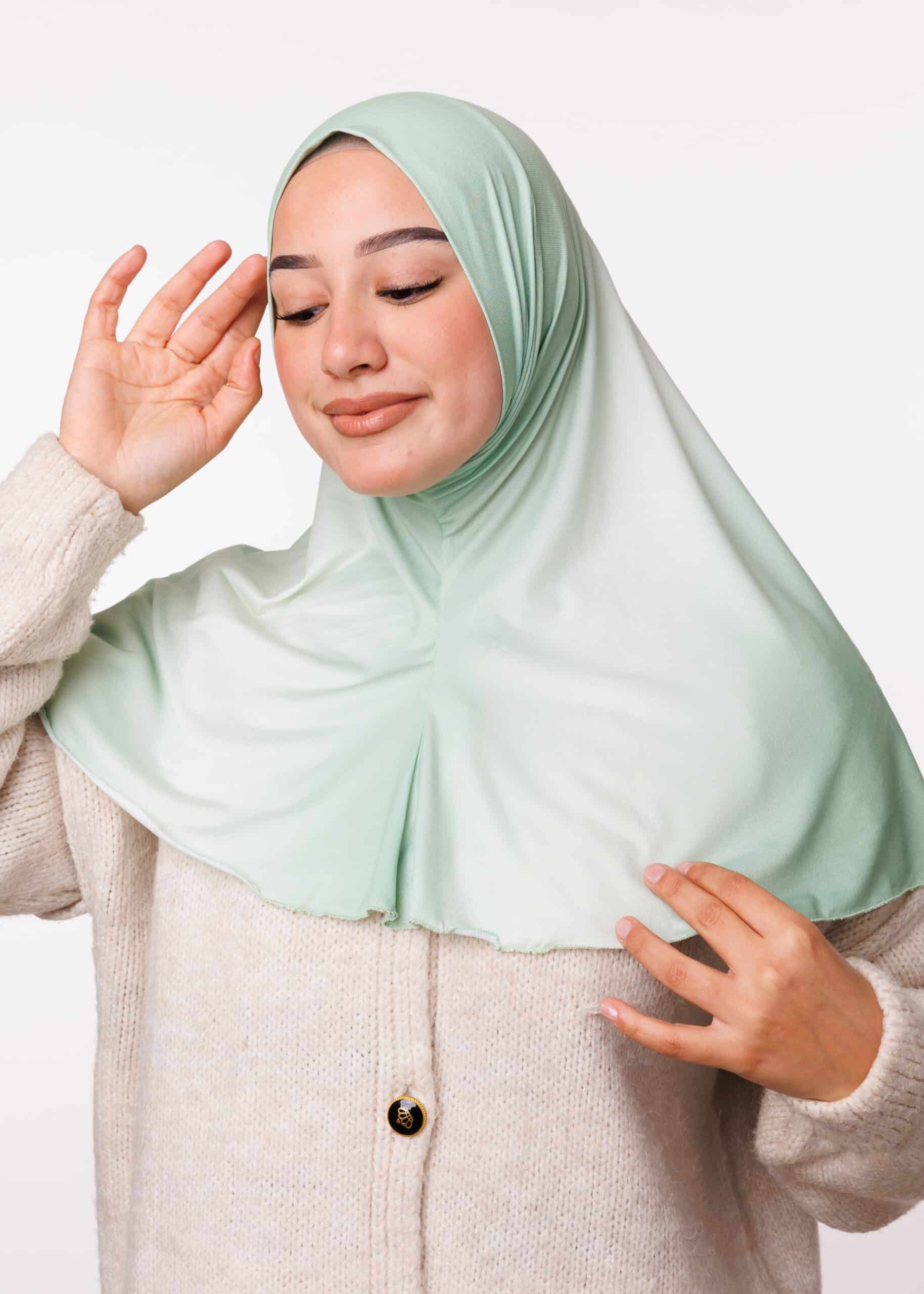 طبقية جيرسي ديڭرادي - أخضر باستيل