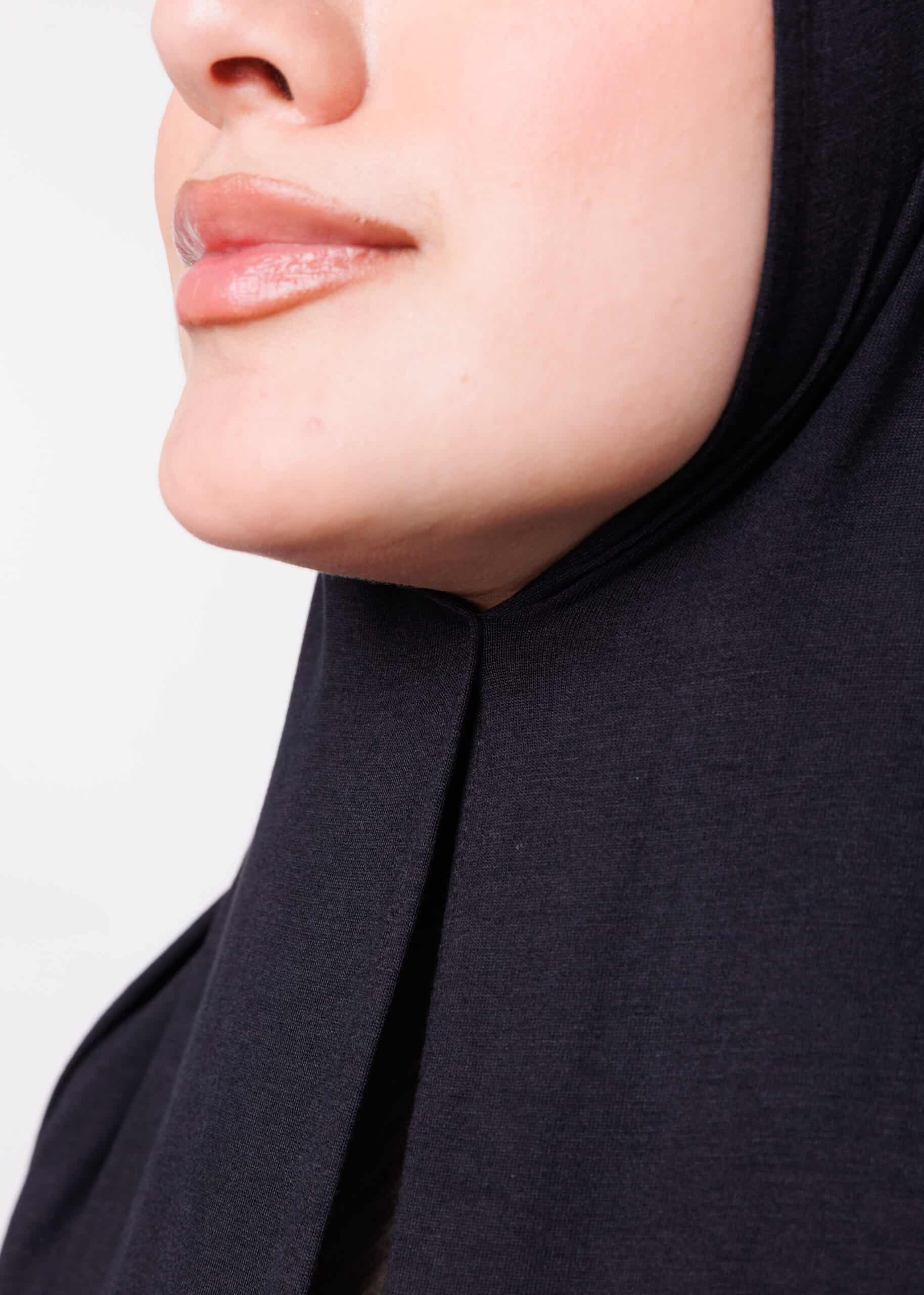 شال ليكرا - أسود