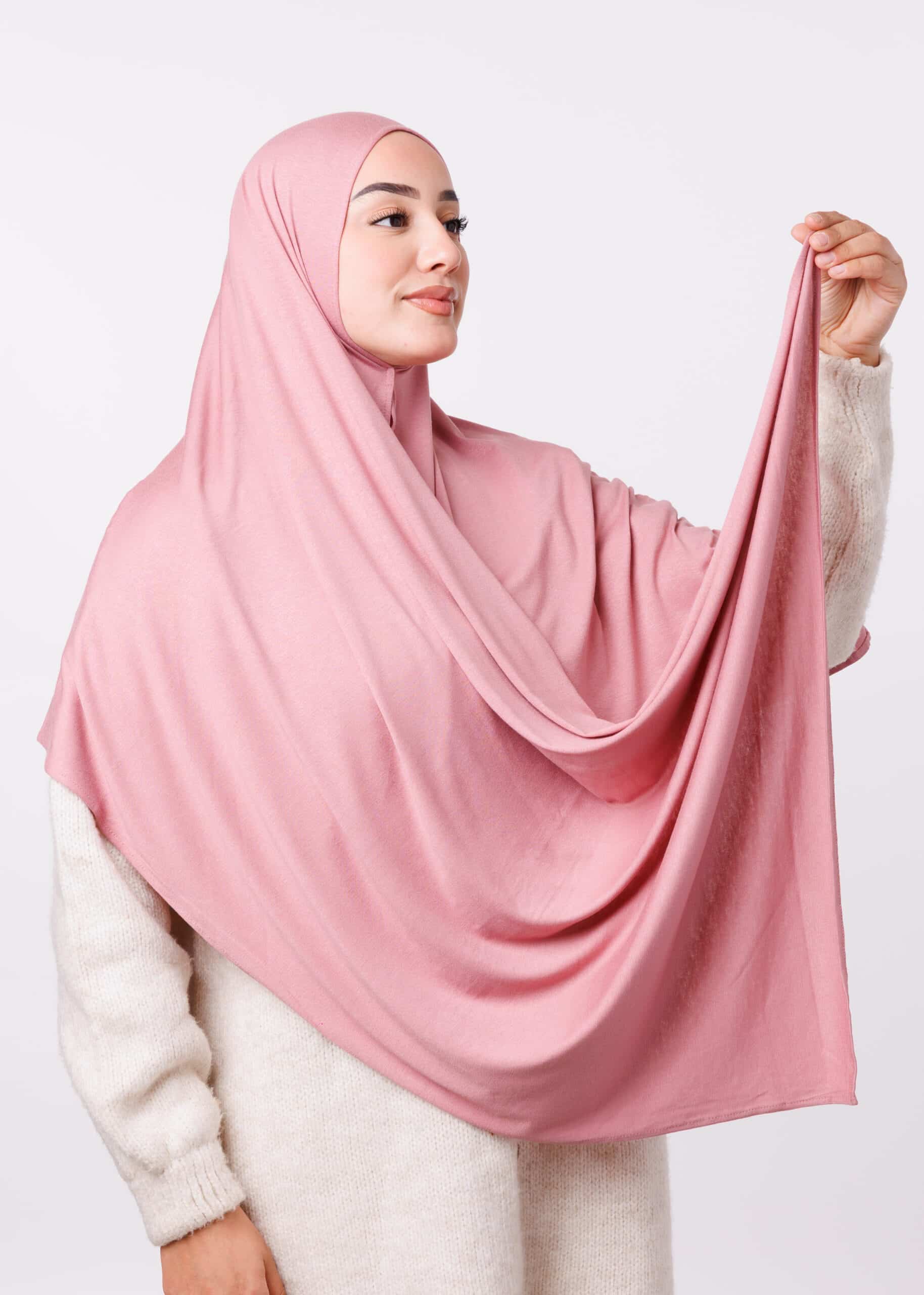 شال ليكرا - وردي