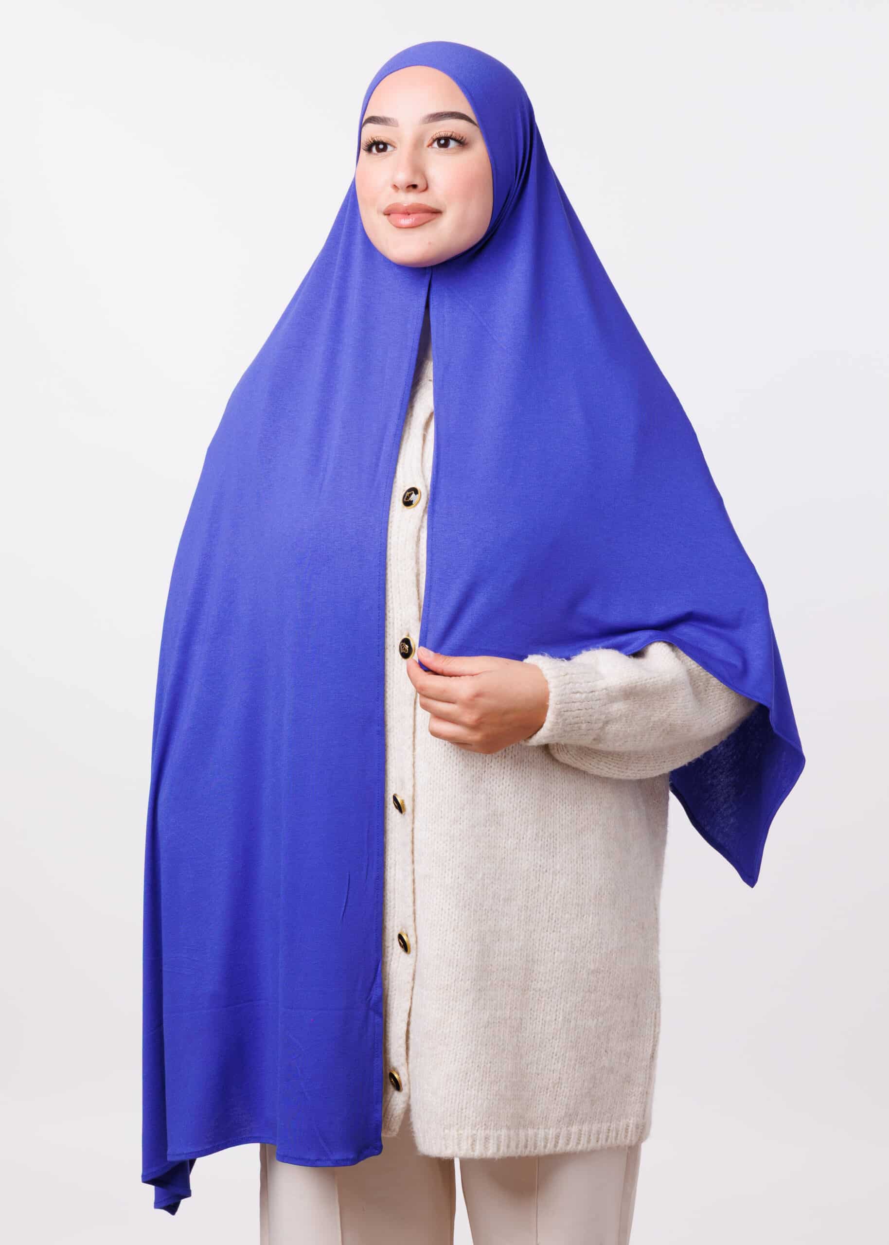 شال ليكرا - أزرق ملكي