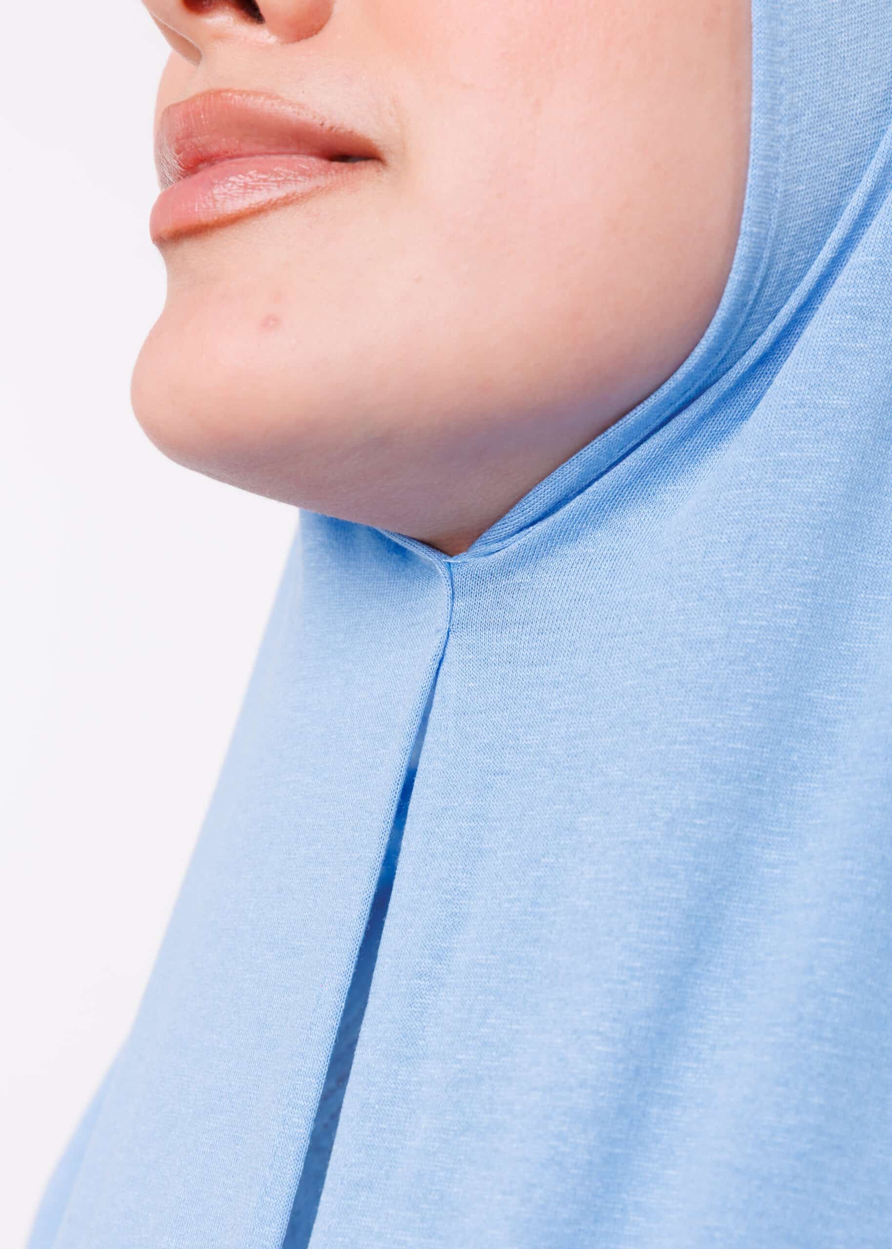 شال ليكرا - أزرق سماوي