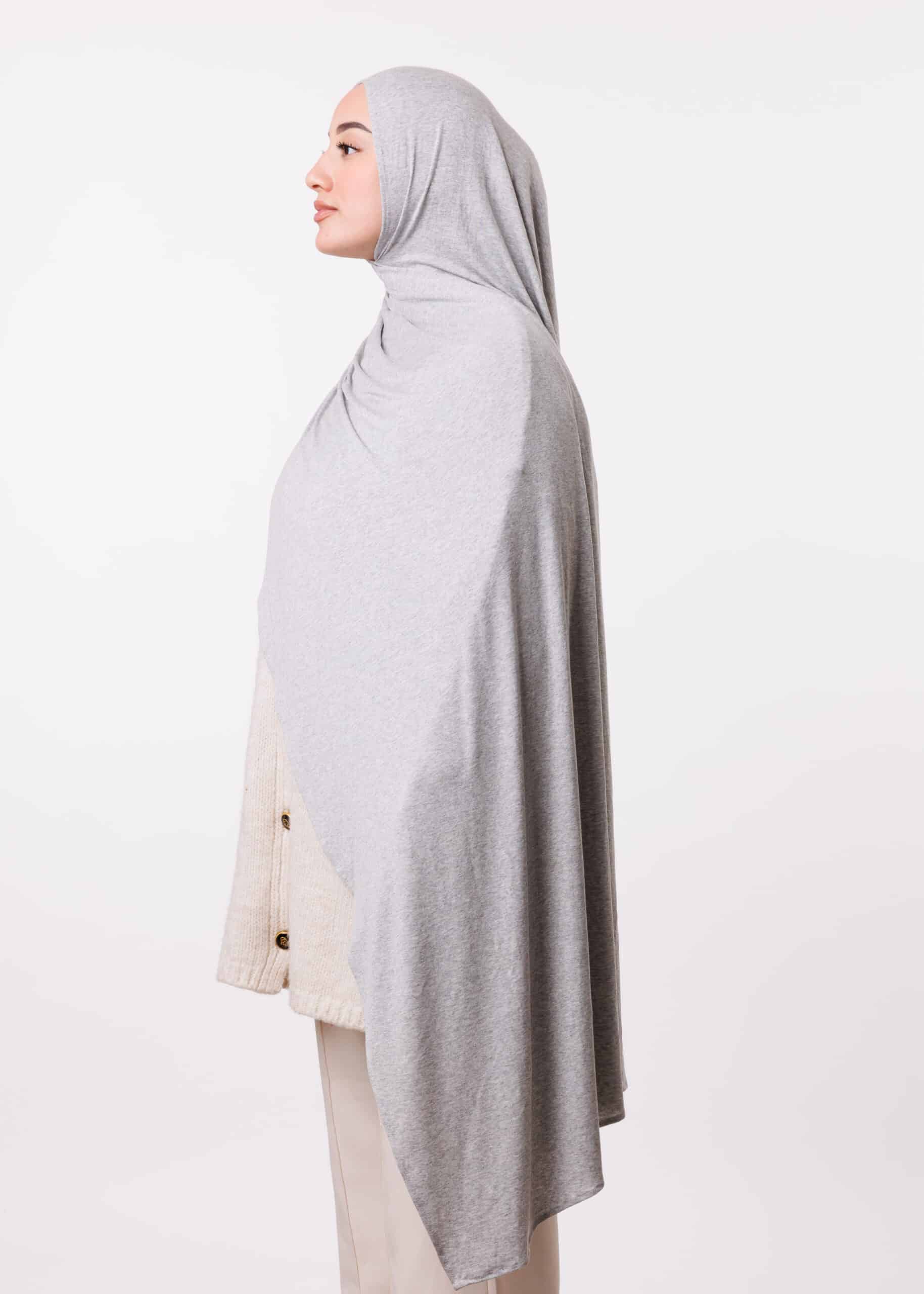 شال ليكرا - رمادي